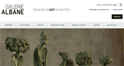 Desktop Screenshot of galerie-albane.com