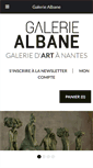 Mobile Screenshot of galerie-albane.com
